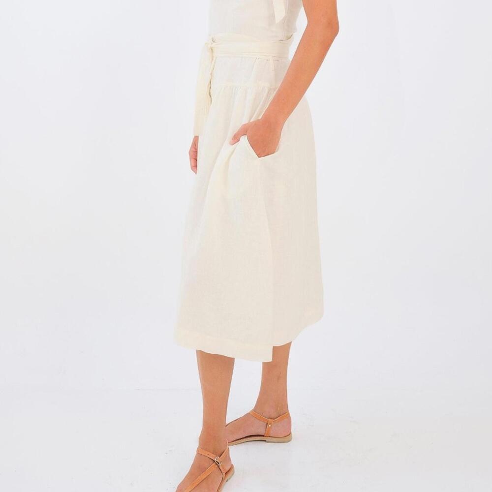 Desert queen linen skirt - Picture 2 of 8